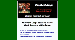 Desktop Screenshot of knockoutcrapssystem.com