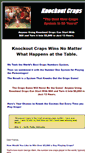 Mobile Screenshot of knockoutcrapssystem.com
